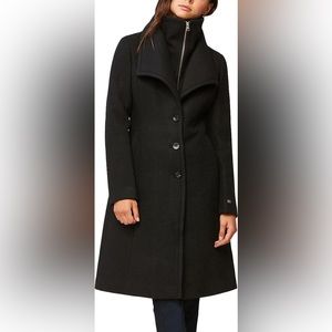 Soia & Kyo Kikky-N Black Wool Long Coat